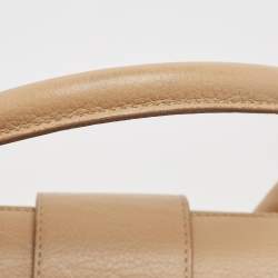 Pre Owned Jimmy Choo Beige Leather Rosalie Satchel