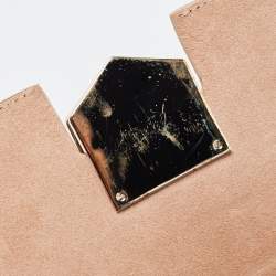 Pre Owned Jimmy Choo Beige Leather Lockett City Shoulder Bag