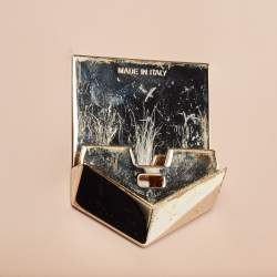 Pre Owned Jimmy Choo Beige Leather Lockett City Shoulder Bag