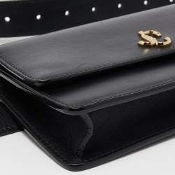 Jimmy Choo Black Leather Varenne Belt Bag
