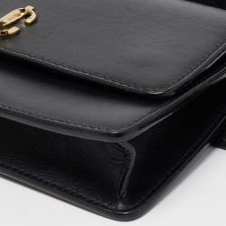 Jimmy Choo Black Leather Varenne Belt Bag