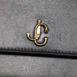 Jimmy Choo Black Leather Varenne Belt Bag