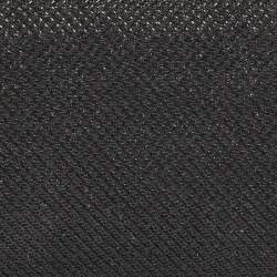Jimmy Choo Black Fabric Lurex Frame Clutch