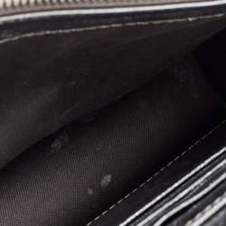 Pre Owned Jimmy Choo JC Embossed Patent Leather Palace Clutch Bag