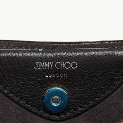 Pre Owned Jimmy Choo Black Leather Mini Varenne Top Handle Bag