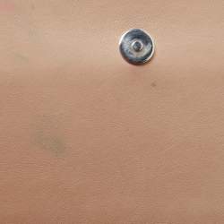 Pre Owned Jimmy Choo Gold/Beige Leather and Snake Skin Trim Zadie Crossbody Bag