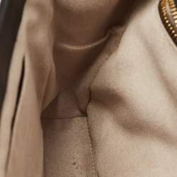 Pre Owned Jimmy Choo Black Leather and Snakeskin Trim Alba Shoulder Bag