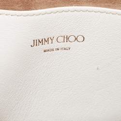 Jimmy Choo Beige/Brown Python Flap Crossbody Bag