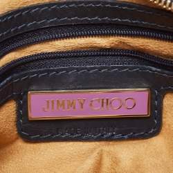 Jimmy Choo Multicolor Python Frame Chain Shoulder Bag