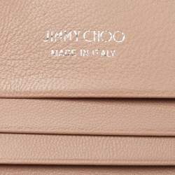 Jimmy Choo Silver Glitter Hanne Wallet