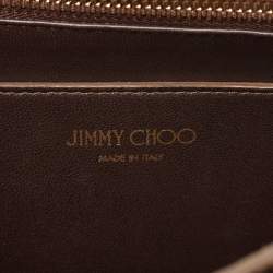 Pre Owned Jimmy Choo Beige/Multicolor Water Snake Leather Rebel Shoulder Bag