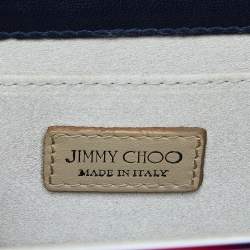 Pre Owned Jimmy Choo Tri Color Acrylic Yes Candy Wallet On Chain