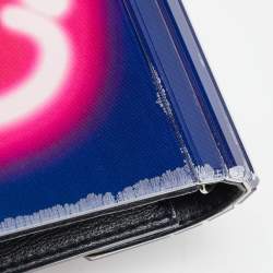 Pre Owned Jimmy Choo Tri Color Acrylic Yes Candy Wallet On Chain