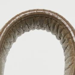 Pre Owned Jimmy Choo Grey Leather Anna Hobo