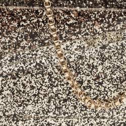 Jimmy Choo Gold Acrylic and Leather Candy Chain Clutch 