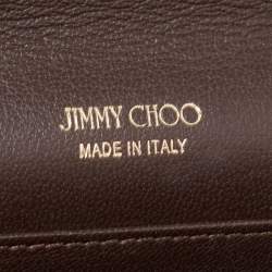 Pre Owned Jimmy Choo Metallic Leather Milla Clutch