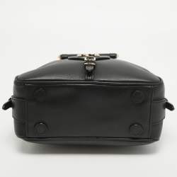 Jimmy Choo Black Leather Small Varenne Bowler Bag