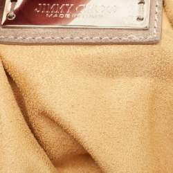 Jimmy Choo Beige Suede Small Studded Sky Hobo