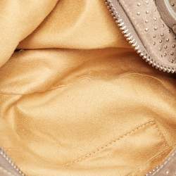 Jimmy Choo Beige Suede Small Studded Sky Hobo