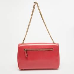 مملوكة مسبقًا Jimmy Choo Coral Pink Leather Alba Shoulder Bag