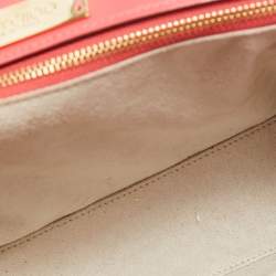 مملوكة مسبقًا Jimmy Choo Coral Pink Leather Alba Shoulder Bag