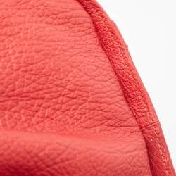 Pre Owned Jimmy Choo Red Leather Rosalie Satchel