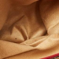 Pre Owned Jimmy Choo Red Leather Rosalie Satchel