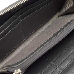 Jimmy Choo Olive Green Patent Leather Star Studded Zip Around Wallet