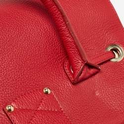 Jimmy Choo Red Leather Rosalie Tote