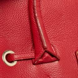 Jimmy Choo Red Leather Rosalie Tote
