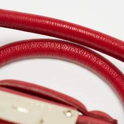 Jimmy Choo Red Leather Rosalie Tote