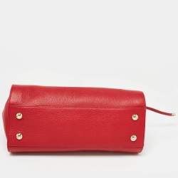 Jimmy Choo Red Leather Rosalie Tote