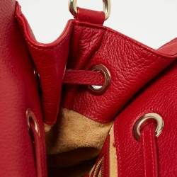 Jimmy Choo Red Leather Rosalie Tote