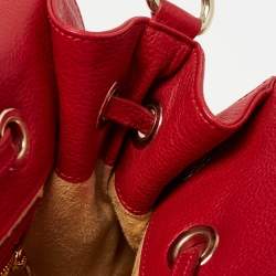Jimmy Choo Red Leather Rosalie Tote