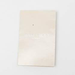 Pre Owned Jimmy Choo Gold Glitter Riane Clutch Bag