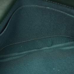 Pre Owned Jimmy Choo Dark Green Suede Rosseta Clutch