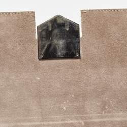 Pre Owned Jimmy Choo White Glazed Leather Lockett City Shoulder Bag