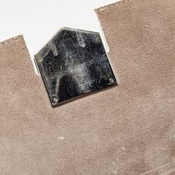 Pre Owned Jimmy Choo White Glazed Leather Lockett City Shoulder Bag