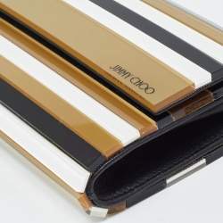 Jimmy Choo Tri Color Acrylic and Leather Sweetie Chain Clutch