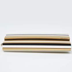 Jimmy Choo Tri Color Acrylic and Leather Sweetie Chain Clutch