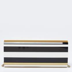 Jimmy Choo Tri Color Acrylic and Leather Sweetie Chain Clutch