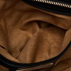 Pre Owned Jimmy Choo Black Leather Rio Clutch Bag