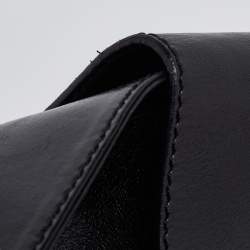 Pre Owned Jimmy Choo Black Leather Rio Clutch Bag