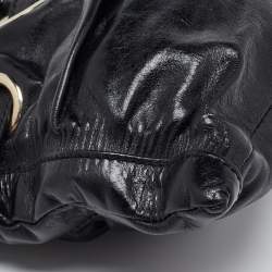 Pre Owned Jimmy Choo Black Leather Rio Clutch Bag