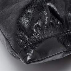 Pre Owned Jimmy Choo Black Leather Rio Clutch Bag