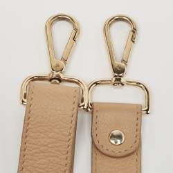 Pre Owned Jimmy Choo Beige Leather Small Rosalie Satchel