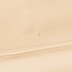 Pre Owned Jimmy Choo Beige Leather Small Rosalie Satchel