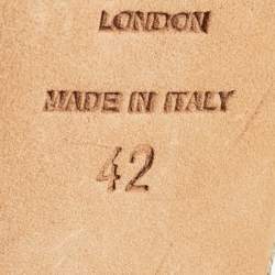 Pre Owned Jimmy Choo Silver Glitter Nova Slingblack Pumps Size 42 