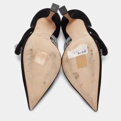 Pre Owned Jimmy Choo Black Suede Luis Pumps Size 36