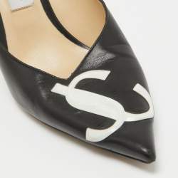 Jimmy Choo Black Leather JC Love Pumps Size 39.5